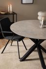 Heaven round ceramic table grey