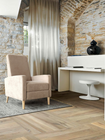Bamberg Manual Recliner Armchair Cream