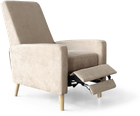 Bamberg Manual Recliner Armchair Cream