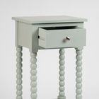 Painted Bobbin-Leg Side Table with Drawer
