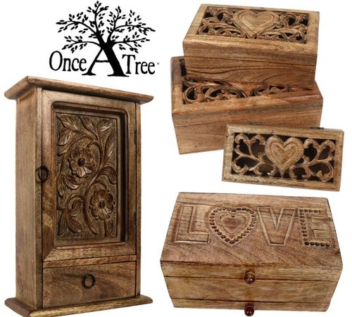 Mango Wood Boxes and Ornaments