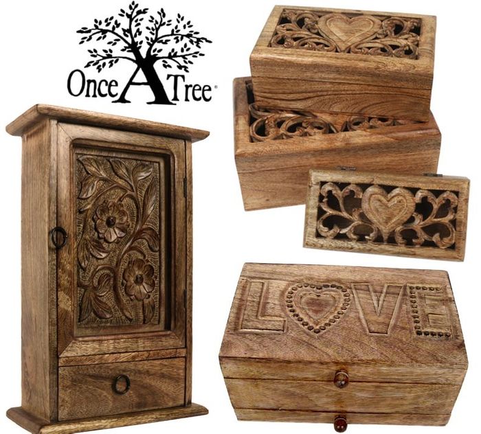 Mango Wood Boxes and Ornaments