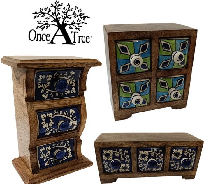 Mango Wood Boxes and Ornaments