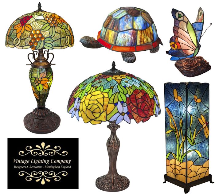 Tiffany Style Lamps and Art Deco/Nouveau