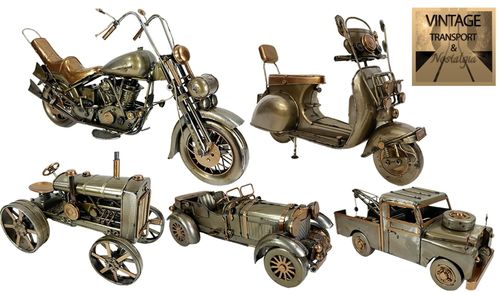 Vintage Transport and Nostalgia - Tin Plate Models