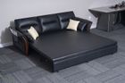 3 Seater Air Leather Pull Out Sofa Bed