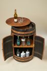Full barrel bar with doors and swivel lid