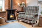 Regency Chairs & 2str Sofa in Luxury Warm Tartans