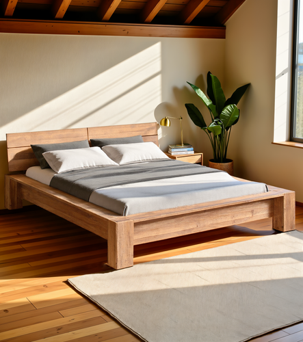Solid wood beds