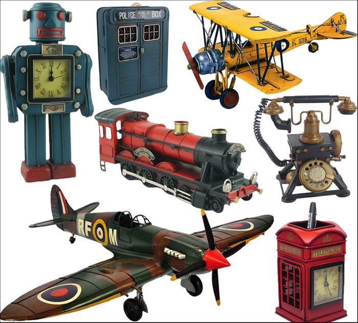 Nostalgia & Metal Tin Plate Models