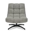 Chillax heavily tufted, lounge chair.