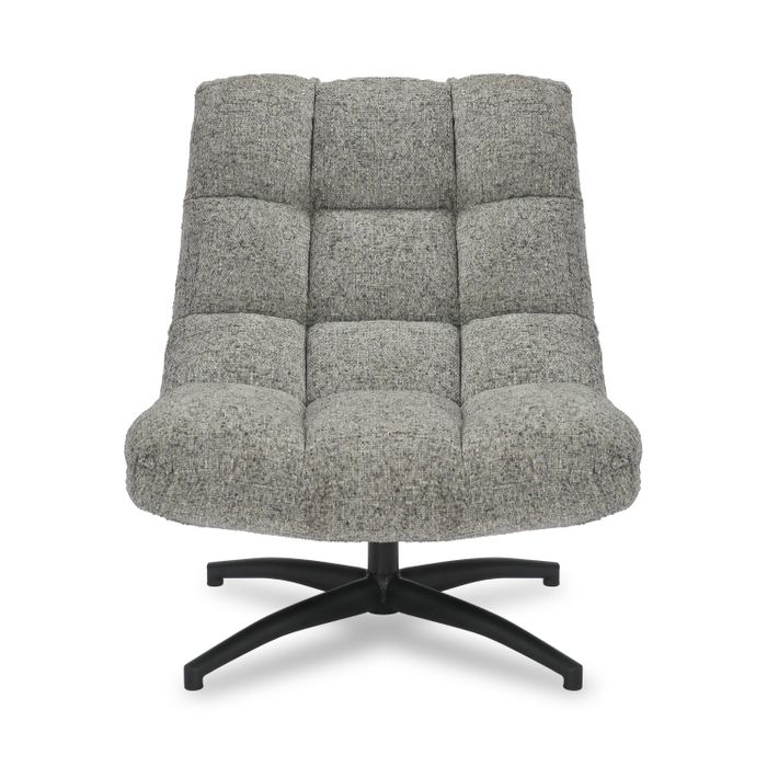 Chillax heavily tufted, lounge chair.