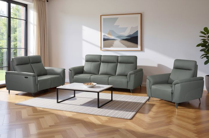 Mezanno Leather Electric Reclining Sofa Collection