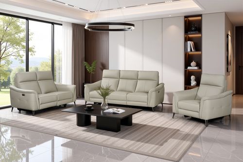 Riccardo Leather Electric Reclining Sofa Collection