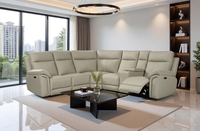 Jesse Leather Electric Reclining Sofa Collection