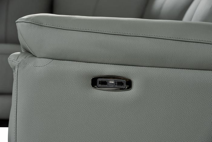 Jesse Leather Electric Reclining Sofa Collection