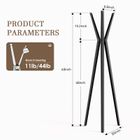 KAPANOU Freestanding Coat Rack with 6 Hooks, Entryway Hall Tree Metal Coat rack for Hat, Purse, Jacket, Umbrella and Accessories, Heavy Duty Aluminum Coat Rack for Bedroom, Office, Black