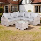 Aurora Range High Back Corner Sofa Set with Coffee Table