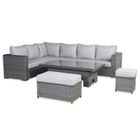 Catalina Range Modular Corner Sofa Set With Rising Table