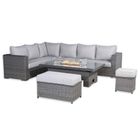 Catalina Range Modular Corner Sofa Set with Fire Pit Rising Table