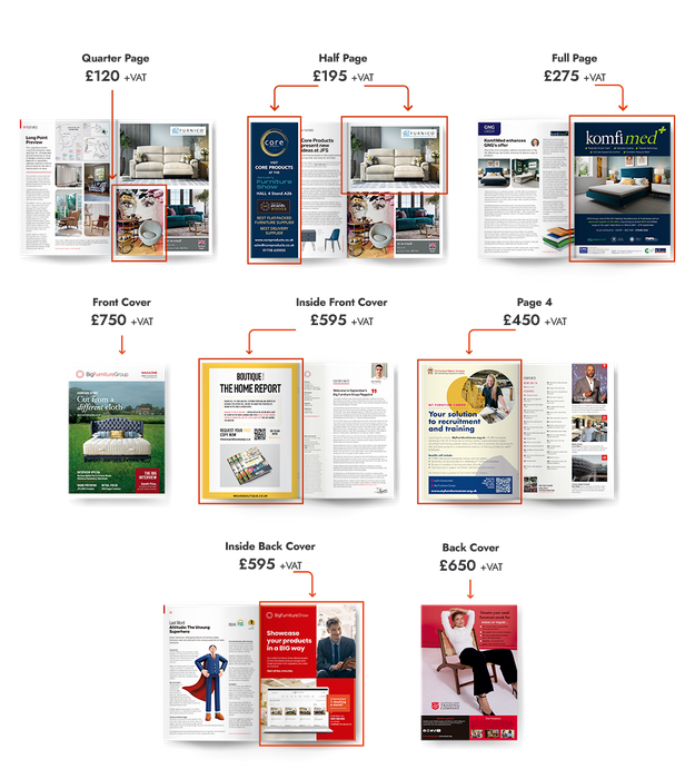 Big Furniture Magazine - Advertising Costs