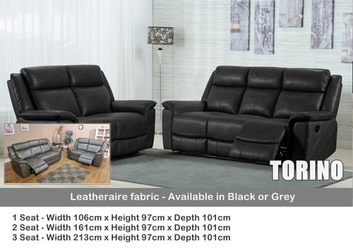 TORINO MANUAL RECLINER SOFA