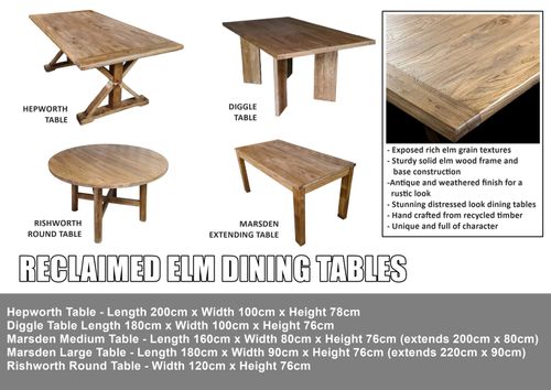 SOLID WOOD DINING TABLES