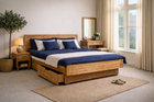 Solid Oak Storage Bed – FSC® Certified