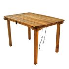 180812 - Relax Table Acacia Wood with Fabric Natural Colour
