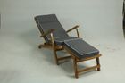 311811 - Decking Chair with Cushion Acacia Wood Natural Colour