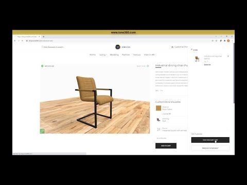 iONE360 3D Visual Product Conifguration Platform