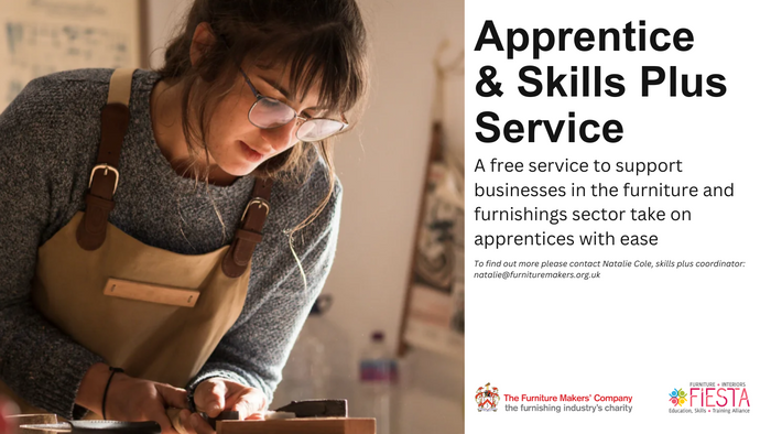 The Furniture Makers’ Company and FIESTA announce new Apprentice and Skills Plus Service