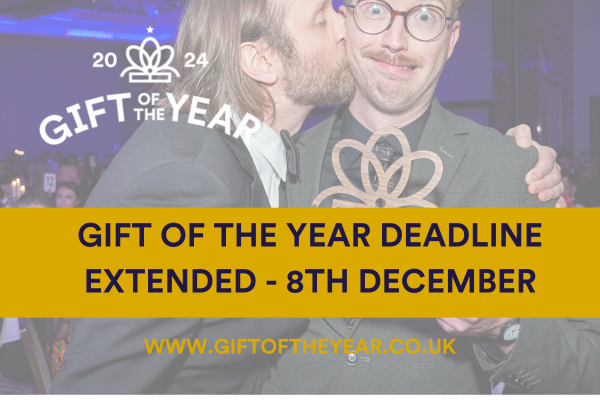 Gift of the Year Awards Deadline Extended to Midnight December 8th