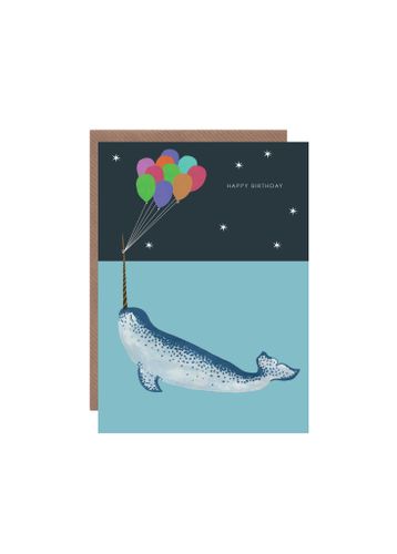 NARWHAL BIRTHDAY CARD