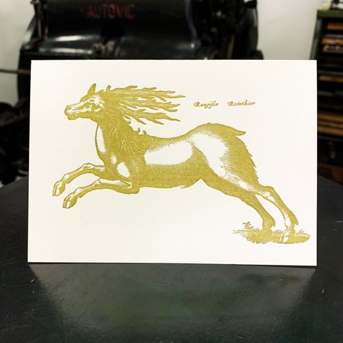 Sanders Gold Reindeer