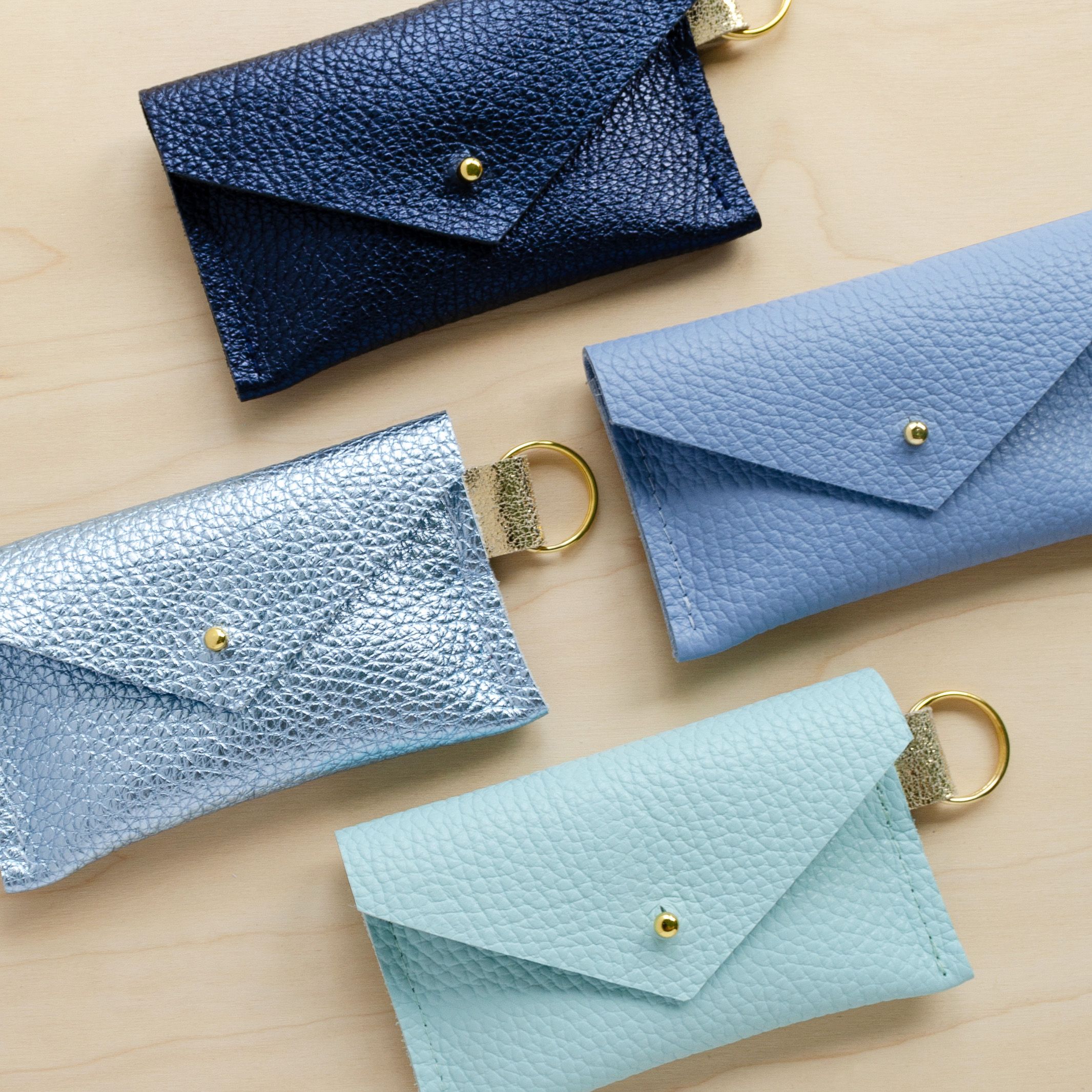 Leather Keyring Card Holder Top Drawer