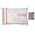 doodle notebook pillowcase