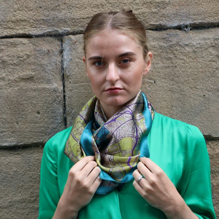 City on Cloth Silk scarves