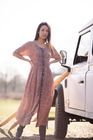 Loose button dress