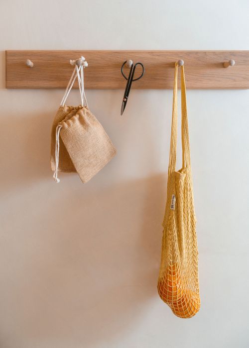 Long Handled Vegetable Dye String Bags