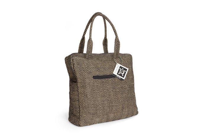 Handwoven Zig Zag Laptop Bag