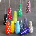 Spotty Glass Light Pull - Polka Dotty Collection - Fan Pull, Cord Pull