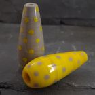 Spotty Glass Light Pull - Polka Dotty Collection - Fan Pull, Cord Pull