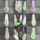 Light Pull - Floral, Flowery Light Pull, Lampwork Light Pull, Glass Light Pull, Flora Collection