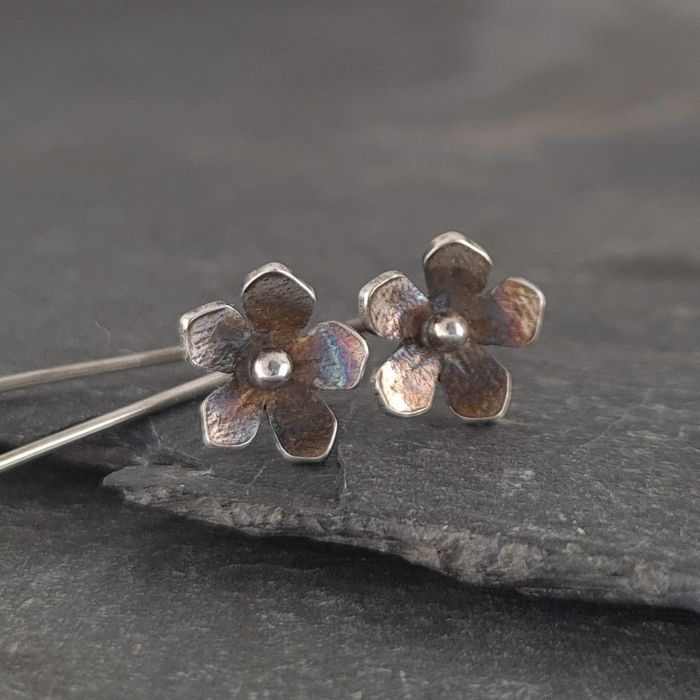 Little Blossom Sterling Silver Earrings