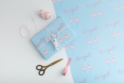 *NEW* It's a girl gift wrap
