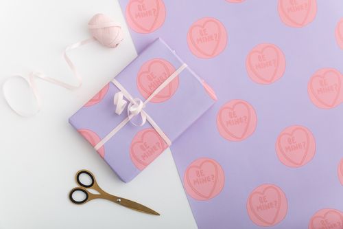 *NEW* Love hearts gift wrap