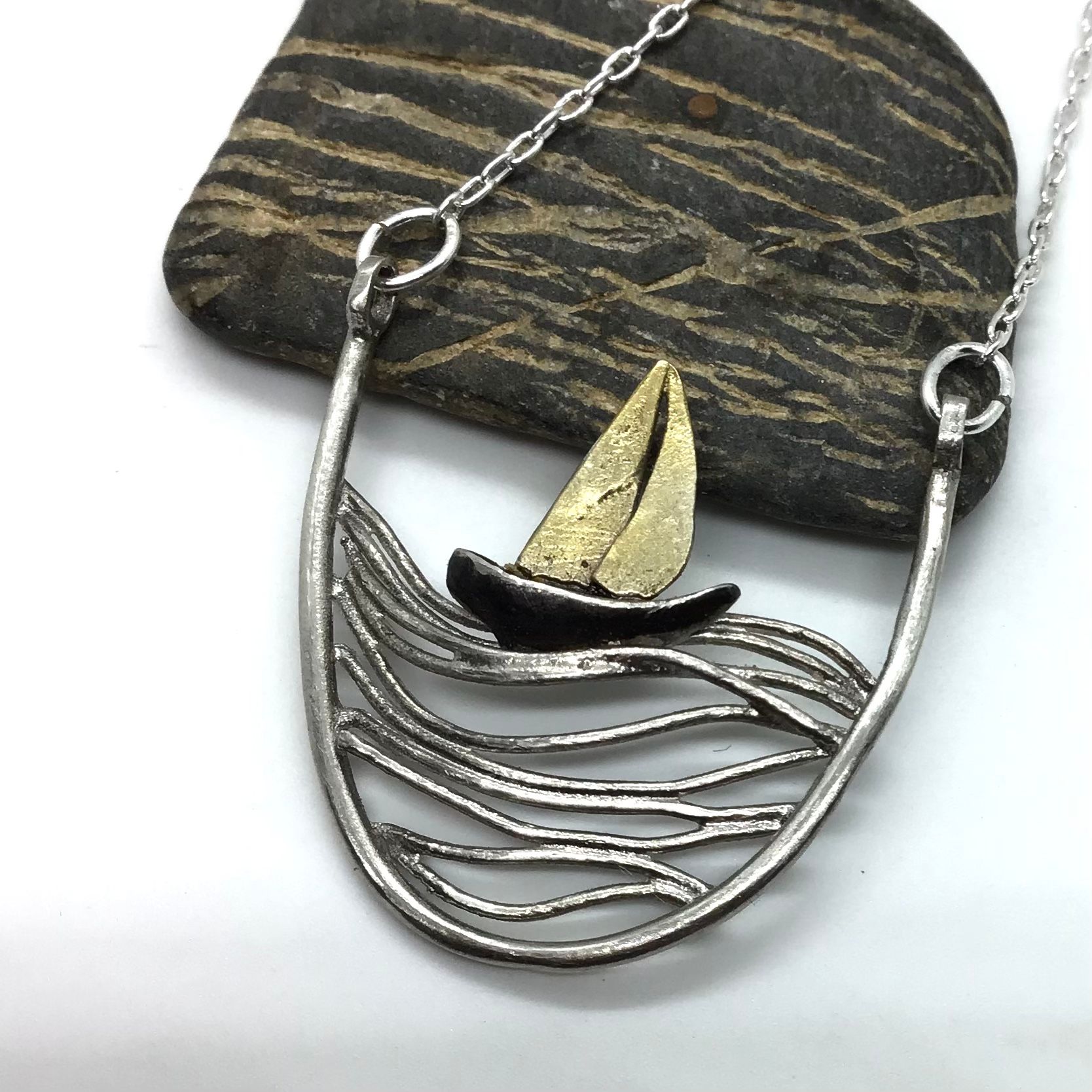 Sailing By necklace