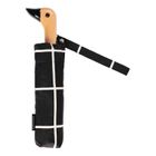 Black Grid Compact Umbrella