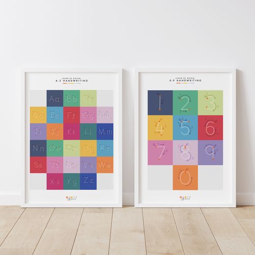 Writing Wall Prints with Colour Options, £9.95